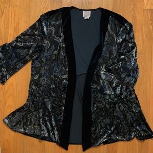 Vintage Burn Out Velvet Jacket
